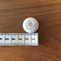 YKK SNAD 25 mm selvklæbende modtager til trykknapper