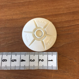 YKK SNAD 40 mm selvklæbende modtager til trykknapper